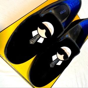 Fendi Karl Velour Men’s Loafers
